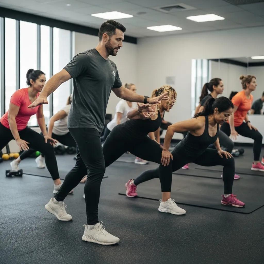 Group personal training session in Buckhead highlighting community and motivation