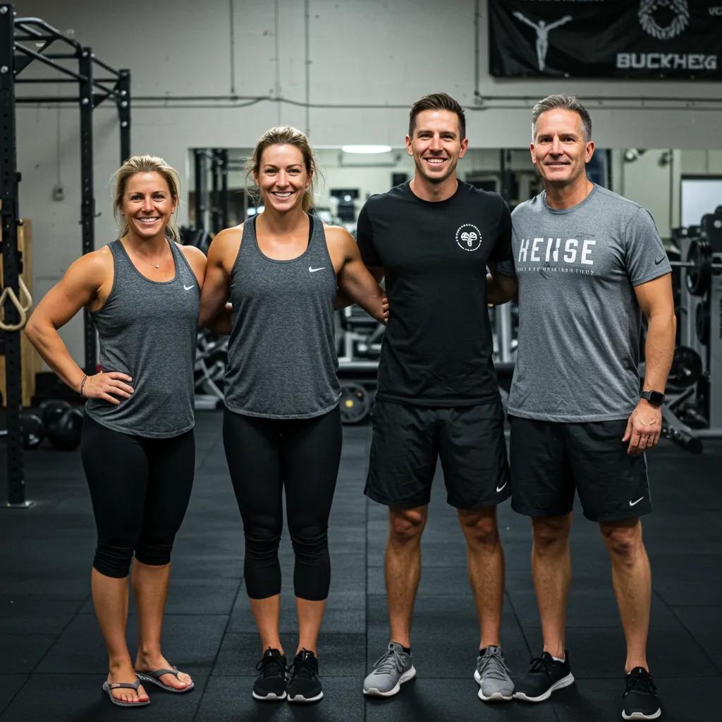Before-and-after transformations of personal training clients in Buckhead, highlighting successful fitness journeys