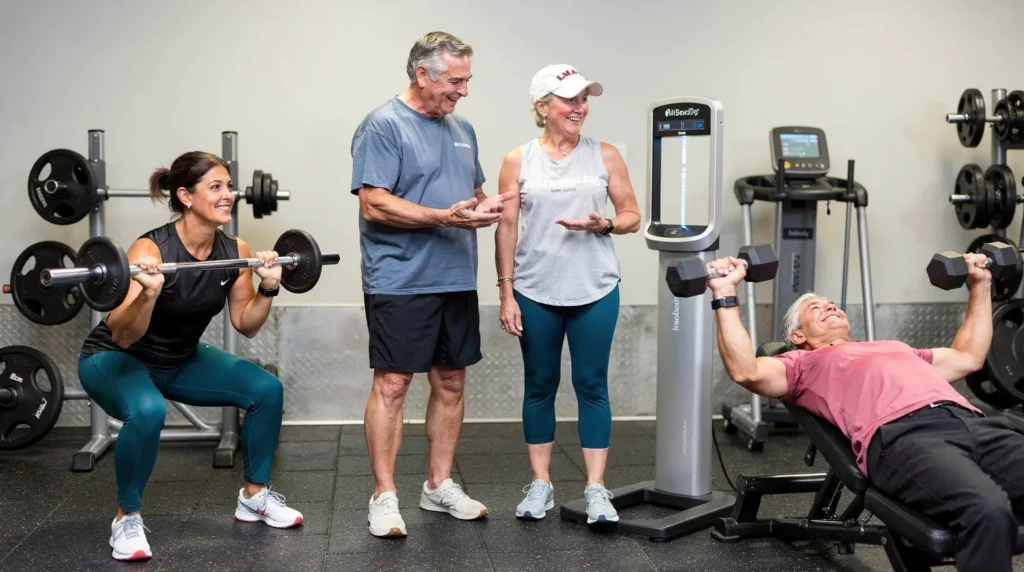 Adults should consult a physician before beginning a barbell strength program.; Those with a history